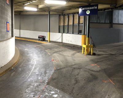École des métiers de l’équipement motorisé de Montréal – Réfection de la rampe