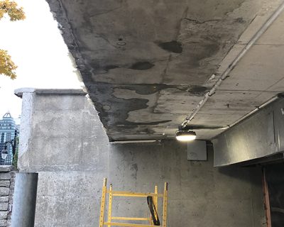 McGill University – Refurbishment of Concrete Beams (Pavilion of Education Parking)